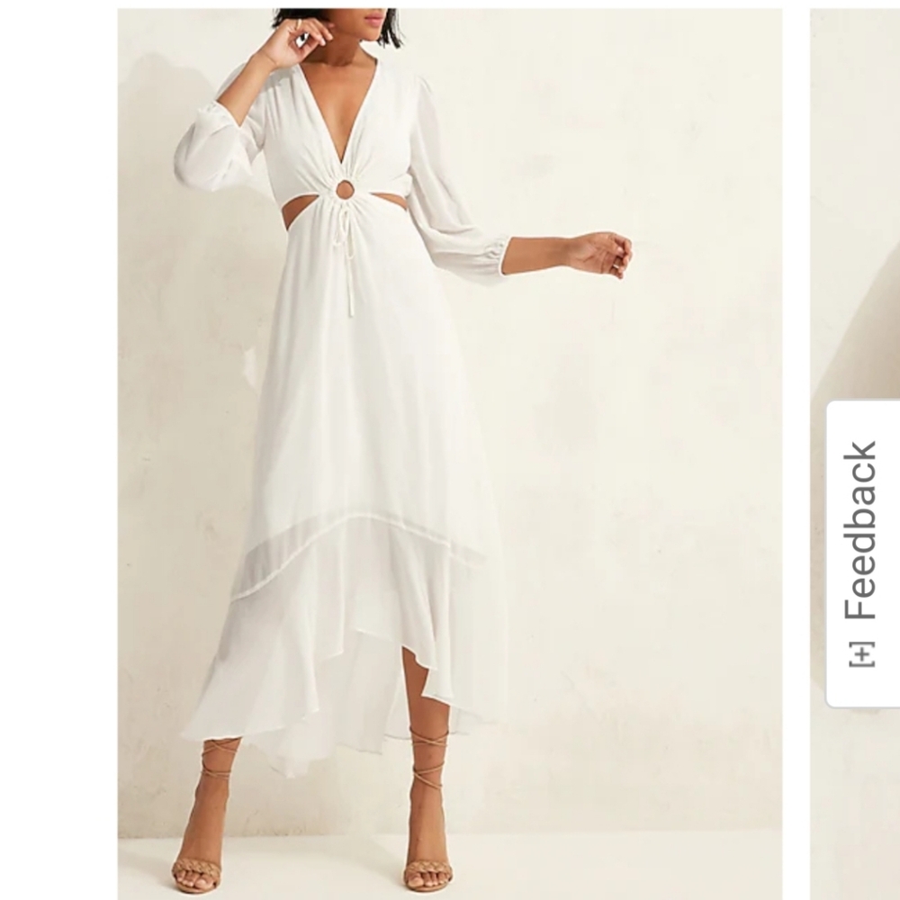 NWT O-Ring Cutout Maxi Dress Sz S